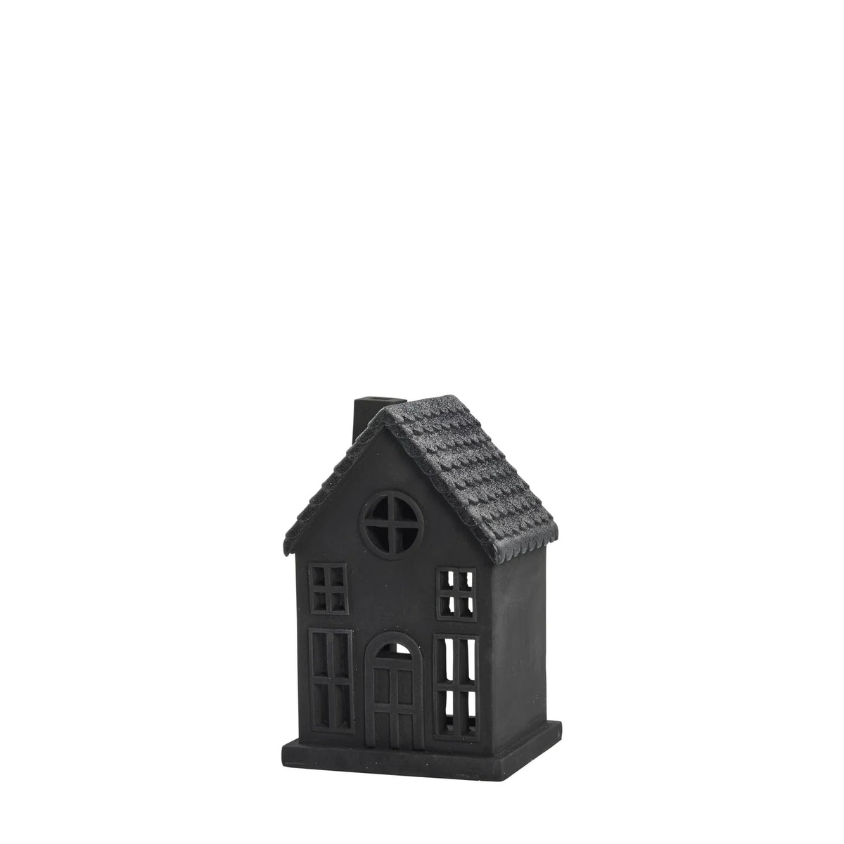 Decorative House - Black, 17 cm