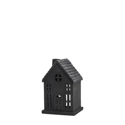 Decorative House - Black, 17 cm