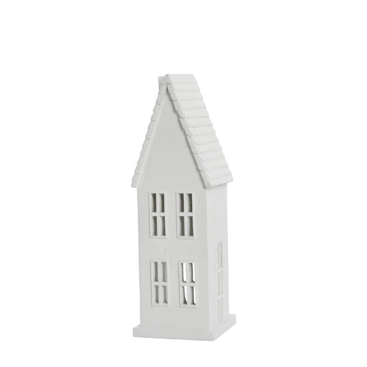 Decorative House - White, 28 cm