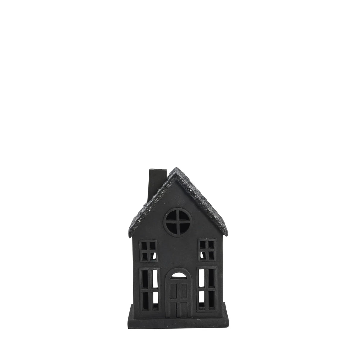 Decorative House - Black, 17 cm