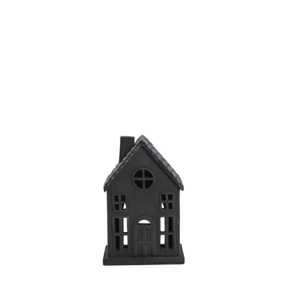 Decorative House - Black, 17 cm