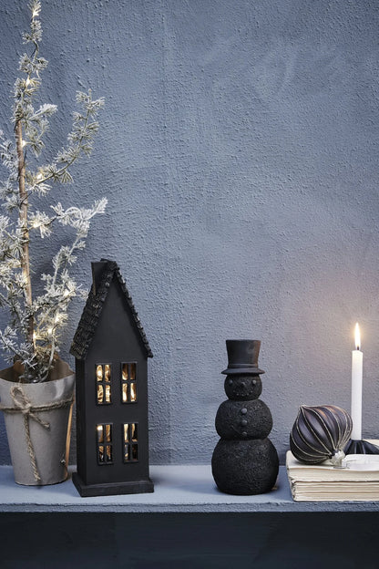 Decorative House - Black, 28 cm