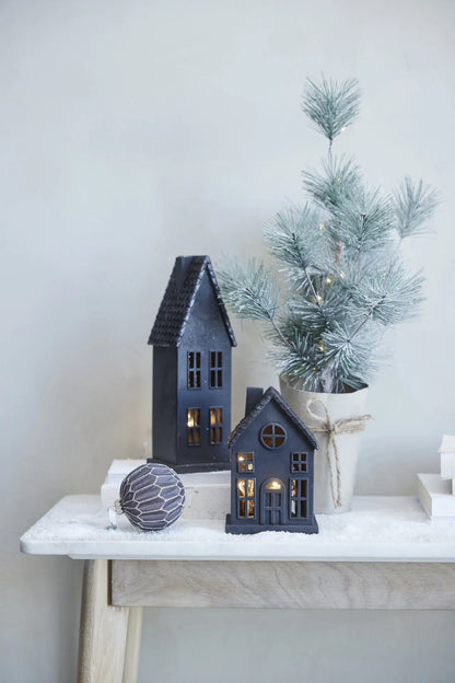 Decorative House - Black, 17 cm