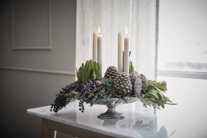 Decorative Tray - Antique Silver, Ø25 cm