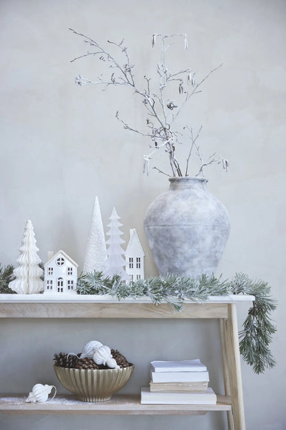 Decorative House - White, 28 cm
